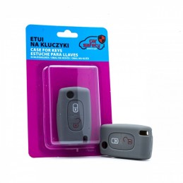 SilikonovĂ˝ obal na klĂ­Äe PEUGEOT 407 (2004-2011) (Gr)